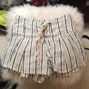 Tie up shorts from Honey Punch